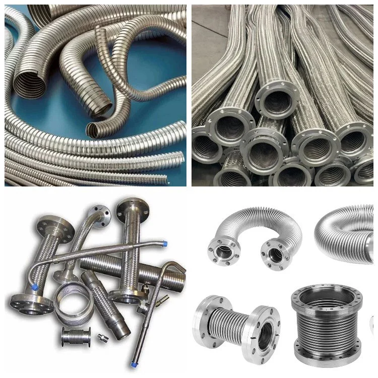 Corrugated Stainless Steel Pipe - Rustproof and Corrosion-Resistant 316 L Corrugated Pipes 1" Bsp Ss Braided Flexible Metal Tube