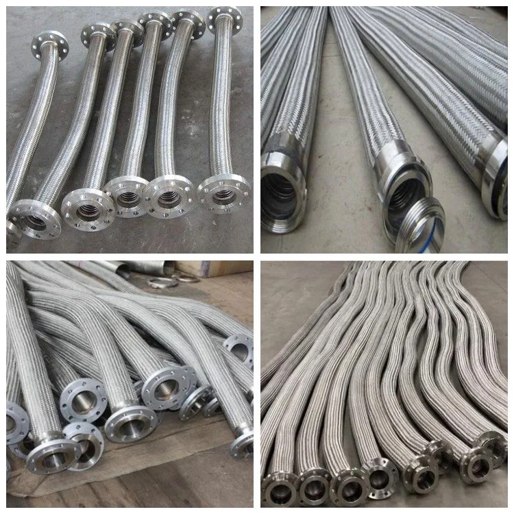 Corrugated Stainless Steel Pipe - Rustproof and Corrosion-Resistant 316 L Corrugated Pipes 1" Bsp Ss Braided Flexible Metal Tube