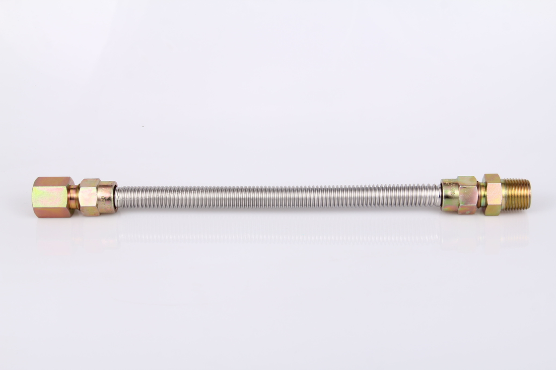 গ্যাস সংযোগকারী জন্য 150PSI Ss304 নমনীয় পায়ের পাতার মোজাবিশেষ corrugated স্টেইনলেস স্টীল পায়ের পাতার মোজাবিশেষ