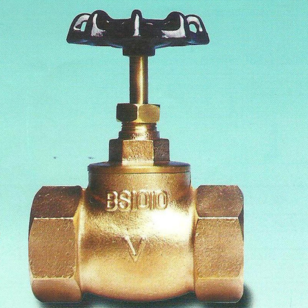 BS1010 - 2 গনমেটাল স্টপ ব্রাস গেট ভালভ চাকা হ্যান্ডেল 1/2 ইঞ্চি - 2 ইঞ্চি লস জাম্পার ভালভ
